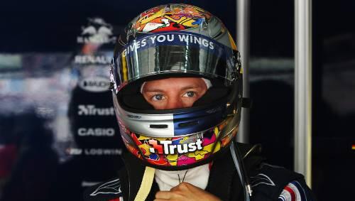 Raste in Bahrain auf Platz zwei: Sebastian Vettel.