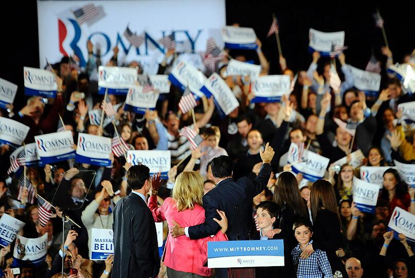 Der "Super Tuesday" in den USA - sehen Sie hier die Bilder der Wahlkampfschlacht der Republikaner...