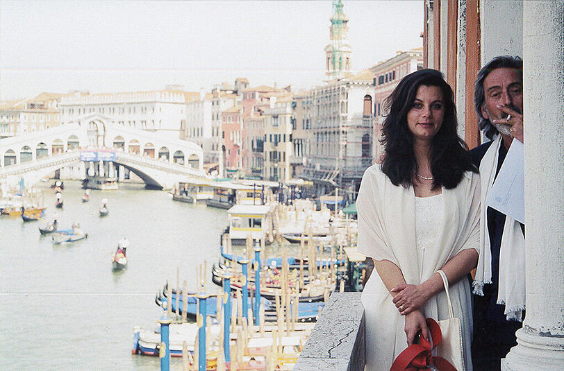 "Mit Mitte 20 wäre ich ihm niemals gewachsen gewesen": Am 26. April 2002 heiraten Tamara und Helmut Dietl in Venedig.