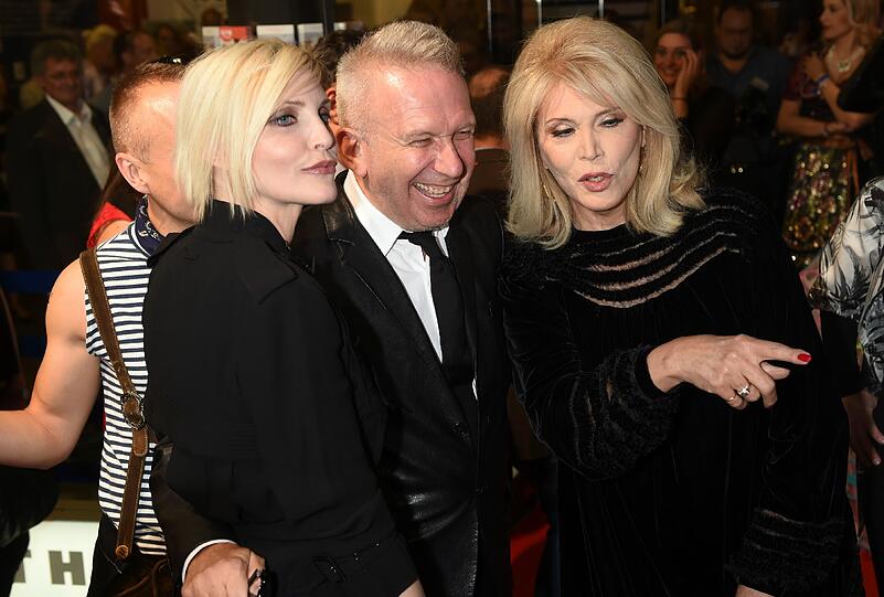 Nadja Auermann, Jean Paul Gaultier und die Sängerin Amanda Lear