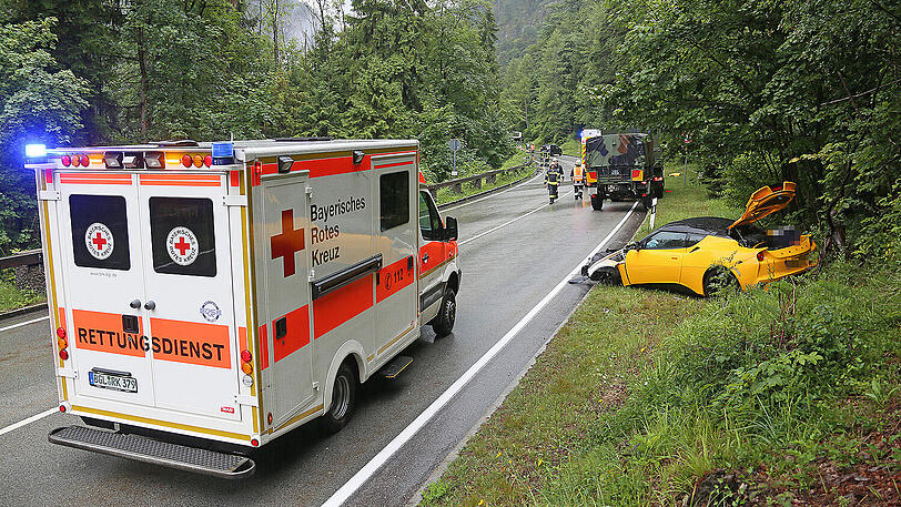 Der ursprünglich 100.000 Euro teure Lotus Evora 400 hatte nach dem Unfall nur noch Schrottwert.