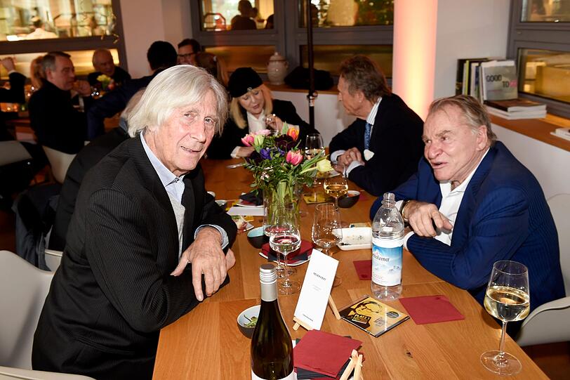 Eberhard Schoener (l.) mit Fritz Wepper