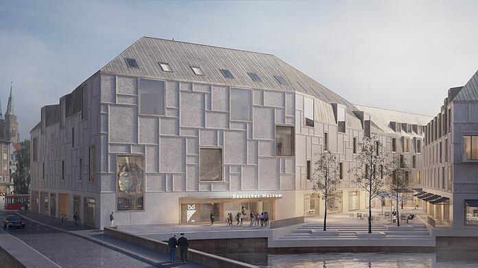 So soll das Deutsche Museum in Nürnberg aussehen.