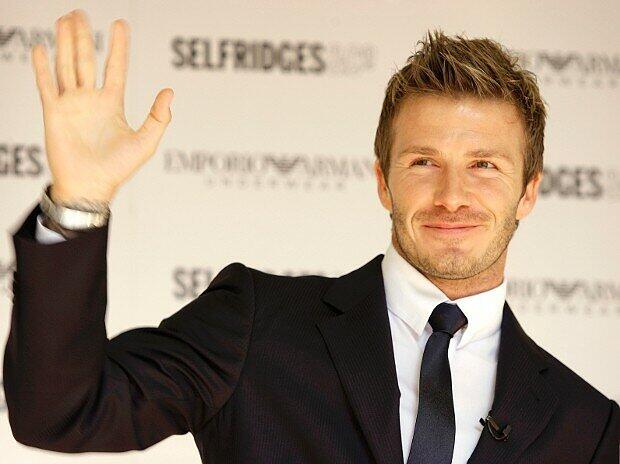 David Beckham - er besitzt auch Qualitäten abseits des Fußballplatzes...