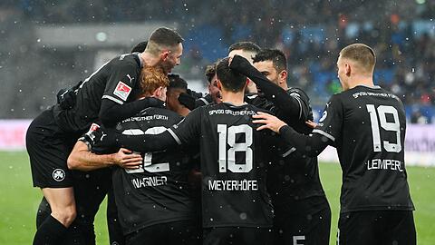 Bleibt nach dem Sieg in Braunschweig an der Spitzengruppe der 2. Liga dran: Die SpVgg Greuther Fürth.