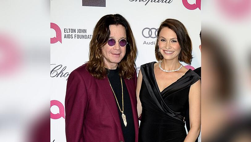 Lisa Stelly mit ihrem ehemaligen Schwiegervater Ozzy Osbourne.