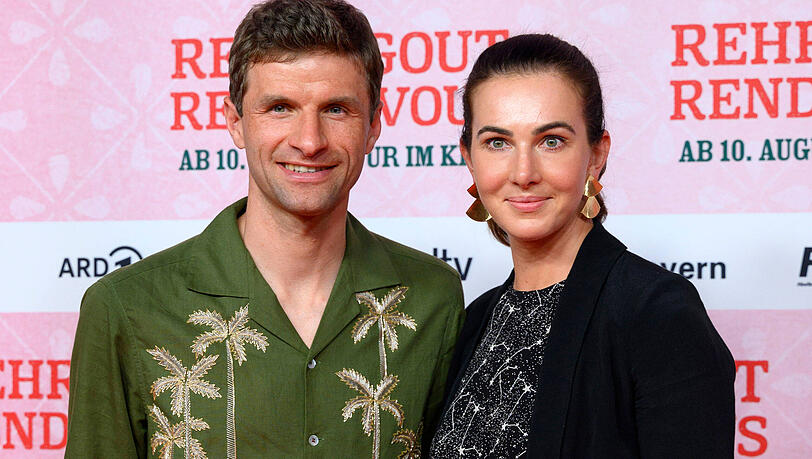 Thomas Müller und seine Frau Lisa. Thomas Müller und seine Frau Lisa.