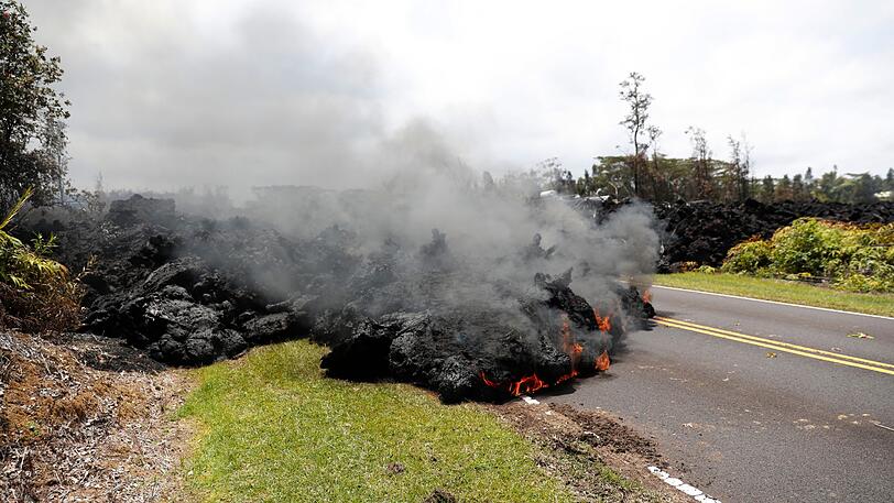 Spektakuläre Bilder: Der Kilauea-Vulkan auf Hawaii zeigt seine zerstörerische Kraft.