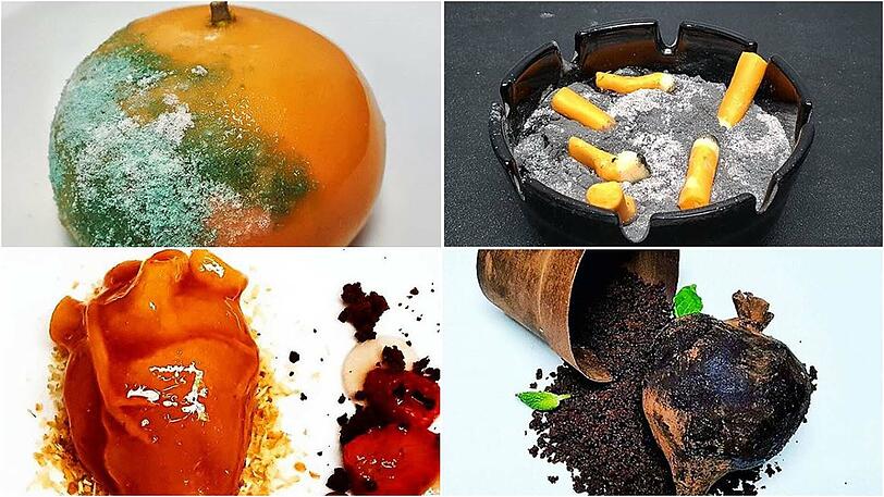 Köstlich sieht anders aus. Die Kreationen des "Food Illusionist" Ben Churchill sind etwas skurril.