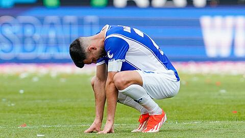 Der Abstieg aus der Bundesliga ist für Klaus Gjasula und die Darmstädter kaum noch abzuwenden.