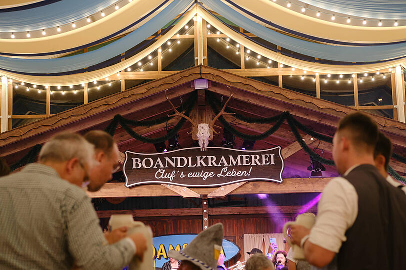 Die Boandlkramerei ist zum zweiten Mal auf der Oidn Wiesn.