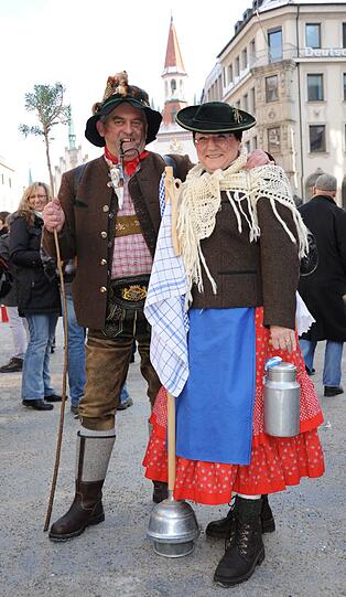 Die gute Lederhosen darf genauso wenig fehlen...