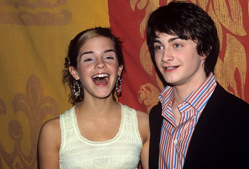Als Emma Watson 2004 noch für "Harry Potter" vor der Kamera stand, waren ihre Zähne noch nicht makellos.