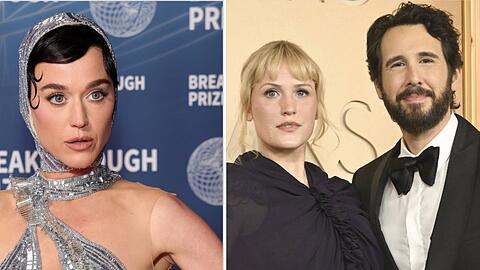 Katy Perry (l.) war 2009 kurz mit Josh Groban liiert. Ende April gab er bekannt, dass er seiner Freundin Natalie McQueen einen Antrag gemacht hat.