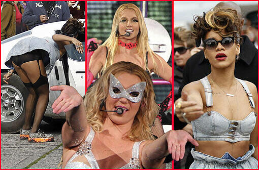 Weiblicher Zorro? Femme Fatale für Arme? Turnvereins-Faschingsfeier? Aber nein doch, it's Britney, Bitch! Oder einfach ein wenig von allem...