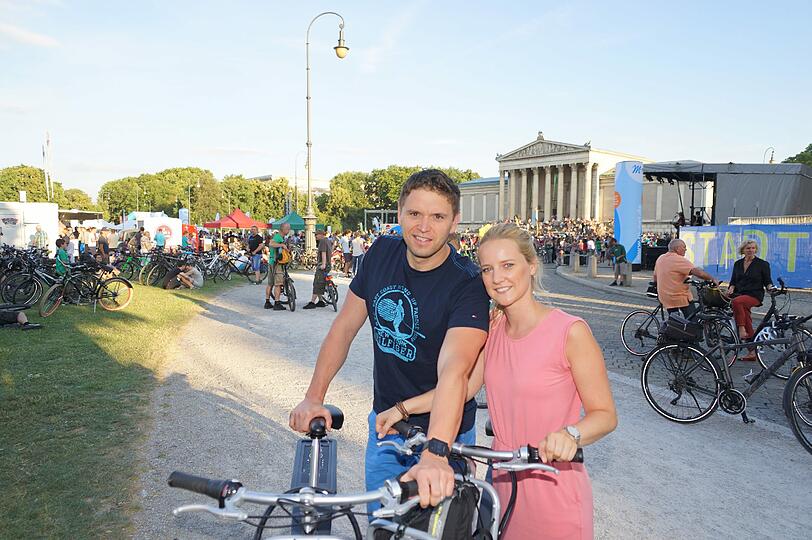 Über 16.000 Münchner waren bei der siebten Radlnacht dabei. Die Bilder.
