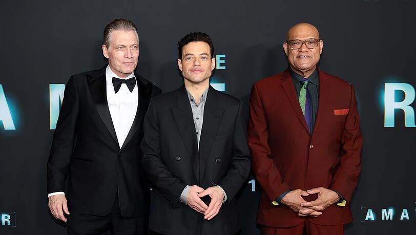 Bei der New Yorker Premiere: Holt McCallany, Rami Malek und Laurence Fishburne im Lincoln Center. Bei der New Yorker Premiere: Holt McCallany, Rami Malek und Laurence Fishburne im Lincoln Center.