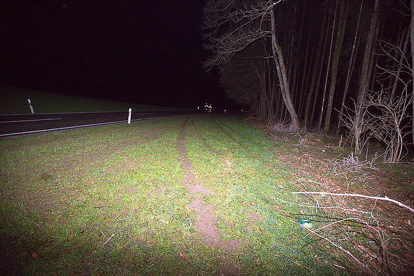 Ein 17-Jähriger ohne Füherschein ist bei Tabing betrunken gegen einen Baum geprallt.
