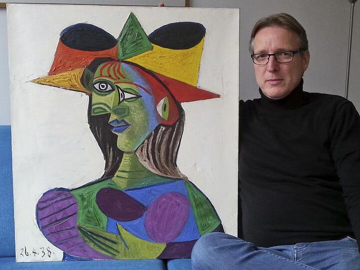 Der niederländische Kunstdetektiv Arthur Brand hat Picassos "Buste de Femme" aufgespürt.