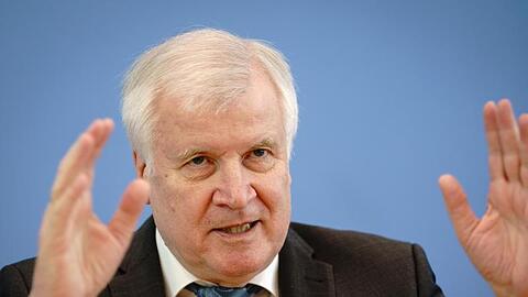 Bundesinnenminister Horst Seehofer (CSU) bei einer Pressekonferenz.