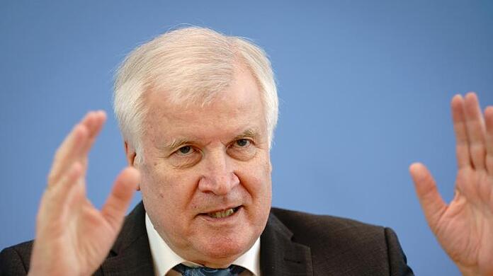 Bundesinnenminister Horst Seehofer (CSU) bei einer Pressekonferenz.