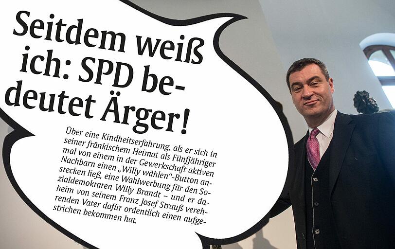 Rhetorisch wird's mit Markus Söder nie langweilig. Seine Sprüche beim CSU-Neujahrsempfang.