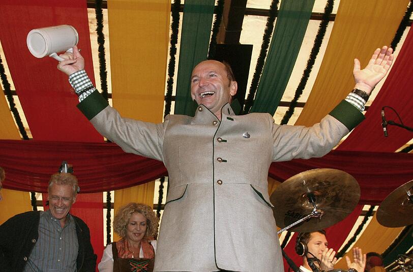 Er liebt die große Pose und das Rampenlicht: Ex-Wiesn-Wirt Sepp Krätz.
