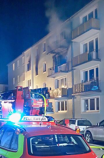 Bei dem Brand in Mühldorf wurden insgesamt sechs Menschen verletzt.