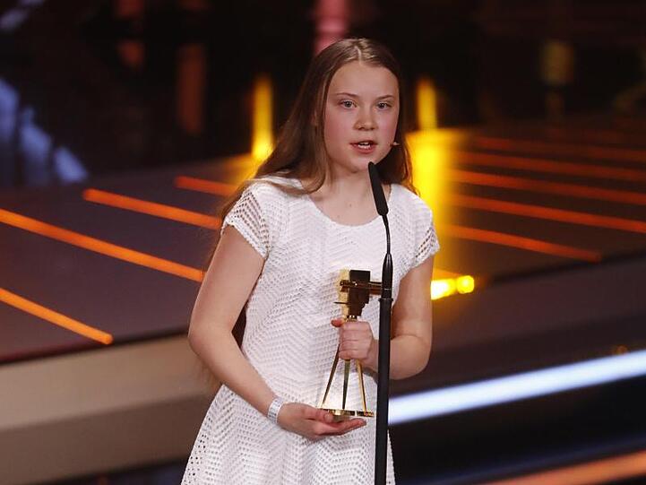 Bei der Verleihung der Goldenen Kamera las Greta Thunberg den Promis die Leviten.