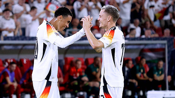 Die beiden Goldjungen des deutschen Fußballs: Jamal Musiala (l.) und Florian Wirtz