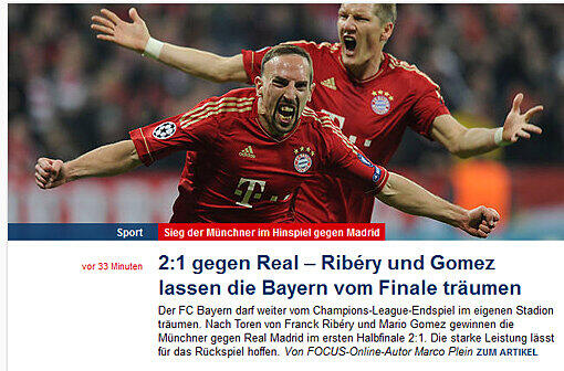 Pressestimmen Bayern Real