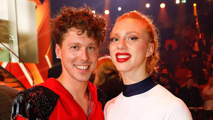 Anna Ermakova mit Tanzpartner Valentin Lusin bei "Let's Dance".