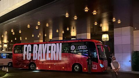 Der FC Bayern München ist in Hongkong angekommen. Der FC Bayern München ist in Hongkong angekommen.