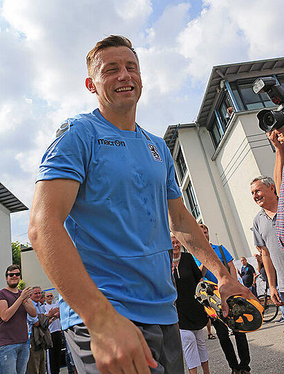 Offensichtlich bester Laune: Ivica Olic.