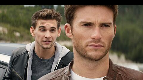 Andrew Foster (Scott Eastwood, rechts) und sein Halbbruder Garett (Freddie Thorp) stehlen an der Côte d'Azur seltene Luxusautos auf Bestellung.