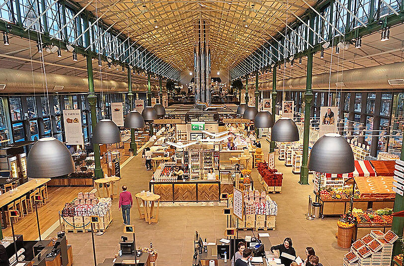 Neu in der Schrannenhalle: Die Gastrokette "Eataly".