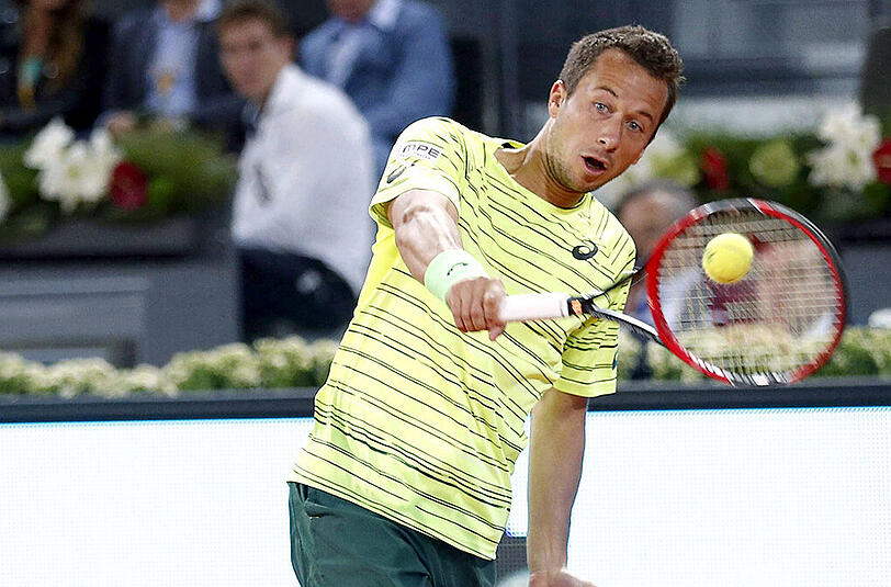 Philipp Kohlschreiber (hier letzte Woche in Madrid) steht in der zweiten Runde von Rom.