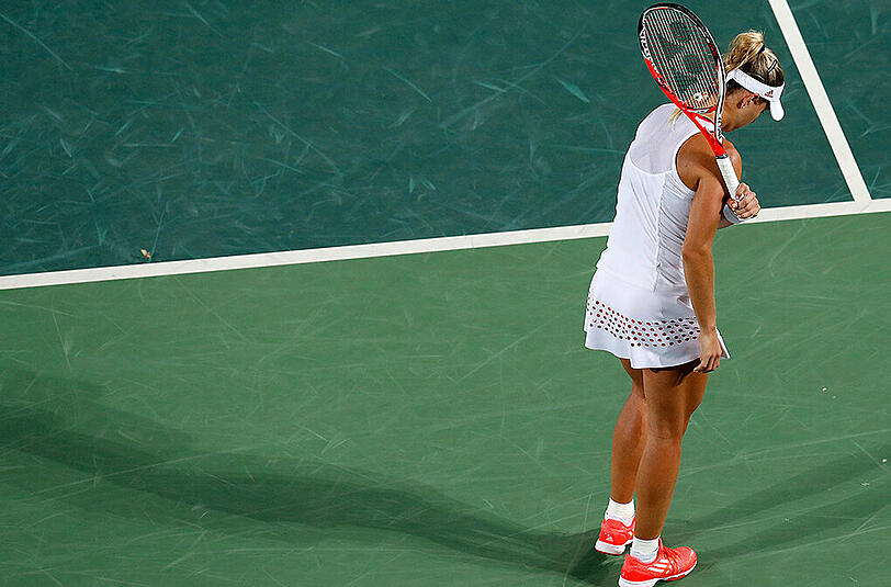 Wieder nix: Kerber ist ausgeschieden.