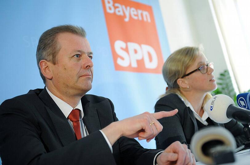 Höhen und Tiefen: SPD-Wahlsieger Ulrich Maly und Generalsekretärin Natascha Kohnen am Tag nach der Wahl.