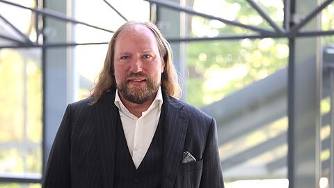 Anton Hofreiter, Vorsitzender des Europa-Ausschusses im Bundestag, beim Besuch in der AZ-Redaktion.