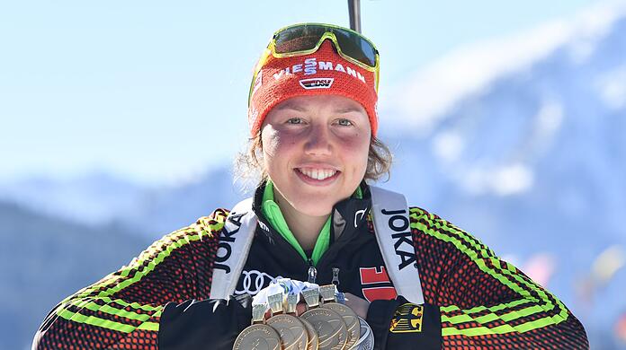 Traut der DSV-Staffel in Oberhof einiges zu: Laura Dahlmeier.