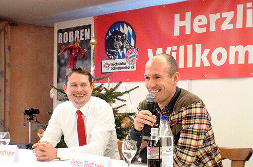 Dabei ist auch Arjen Robben und zwar bei den Höchstädter Schlosspanthern.