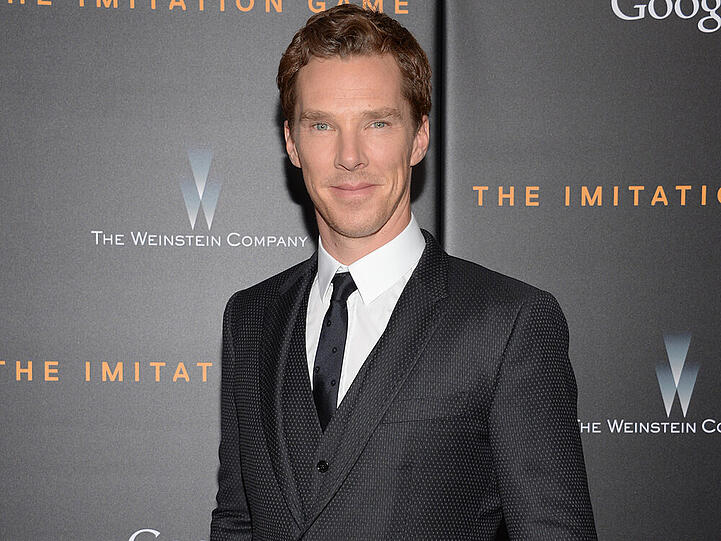 Benedict Cumberbatch bei der Premiere seines Films "The Imitation Game" - spielt der Brite nun doch in "Star Wars" mit?
