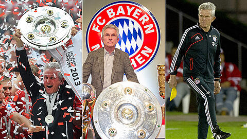 Jupp Heynckes feiert am heutigen Montag (9. Mai) seinen 71. Geburtstag - über die sozialen Netzwerke nahm er die Glückwünsche früherer Schützlinge entgegen. Die Bilder.