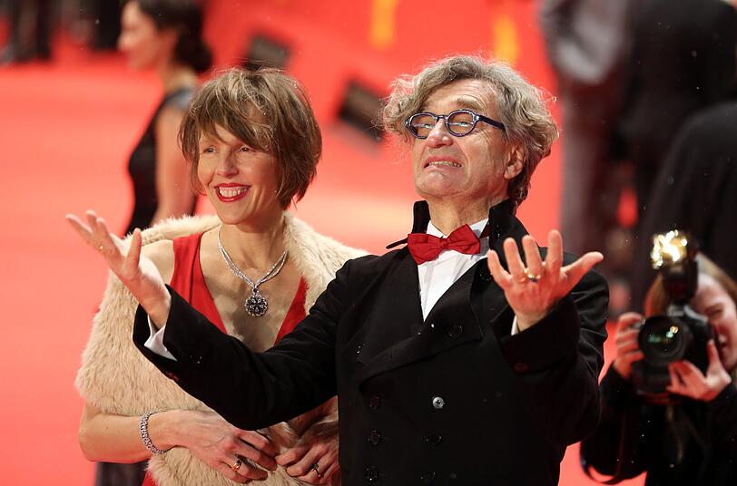 Regisseur Wim Wenders mit Ehefrau Donata.