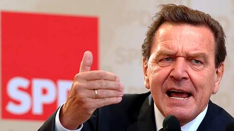 Wieder im Wahlkampf: Gerhard Schröder