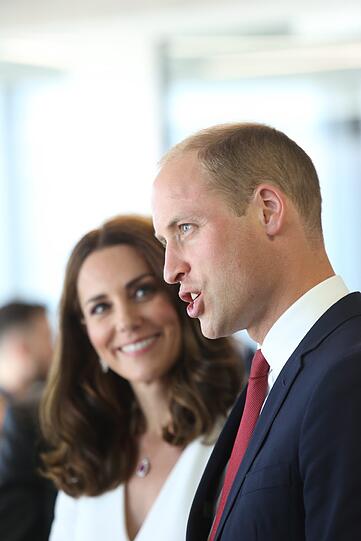 William und Kate besuchten am Montag ein Startup-Zentrum in Warschau