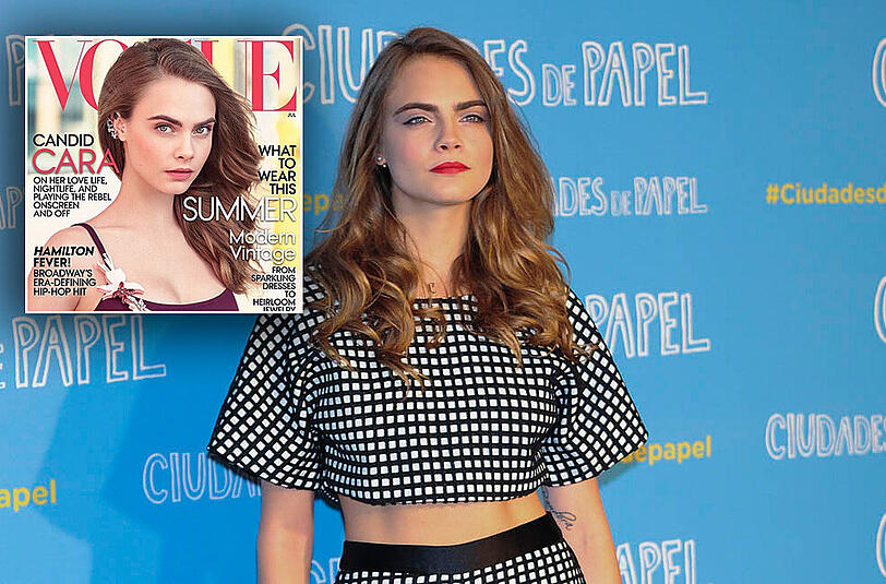 Cara Delevingne ziert zum ersten Mal das Cover der US-Vogue