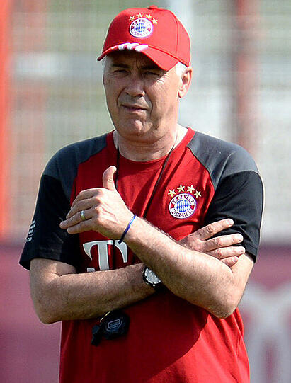 Optimist: Carlo Ancelotti.