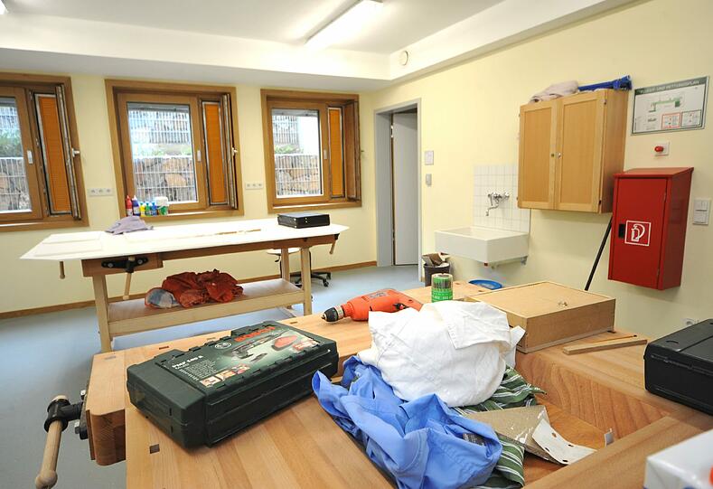 Das Jugendhilfezentrum Scapinellistraße bei der Eröffnung im letzten April.